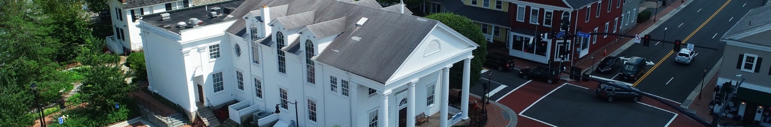 Fairfax City aerial view